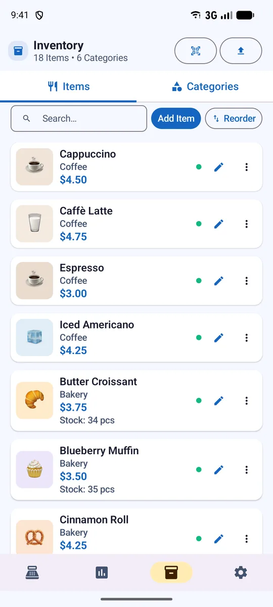 RasaBill app screen: Billing Software for Mobile and Electronics Shops